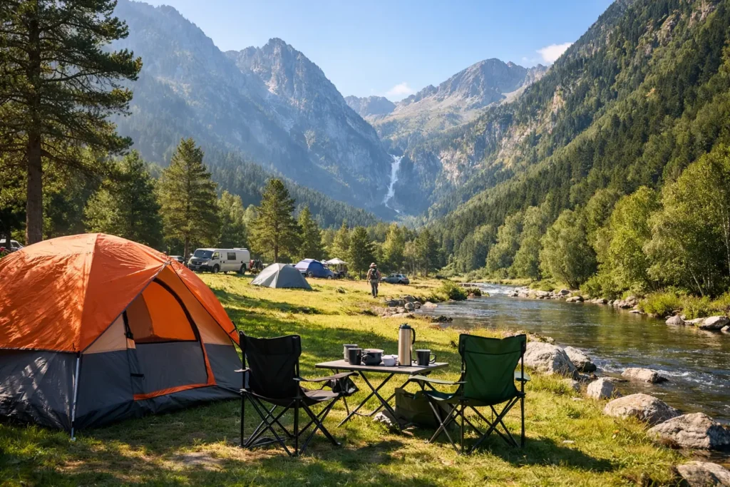 Camping con acceso al parque nacional en Espot