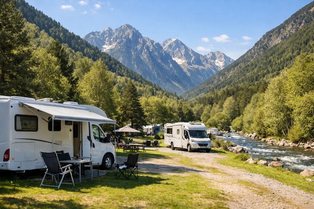 Camping para autocaravanas en Espot: qué buscar
