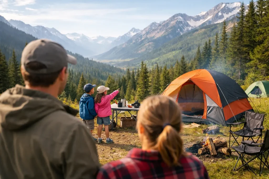 Cómo elegir camping familiar en montaña