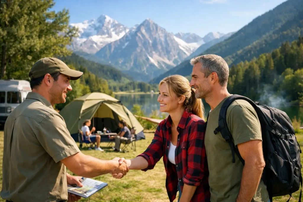 Camping con trato personalizado en el Pirineo