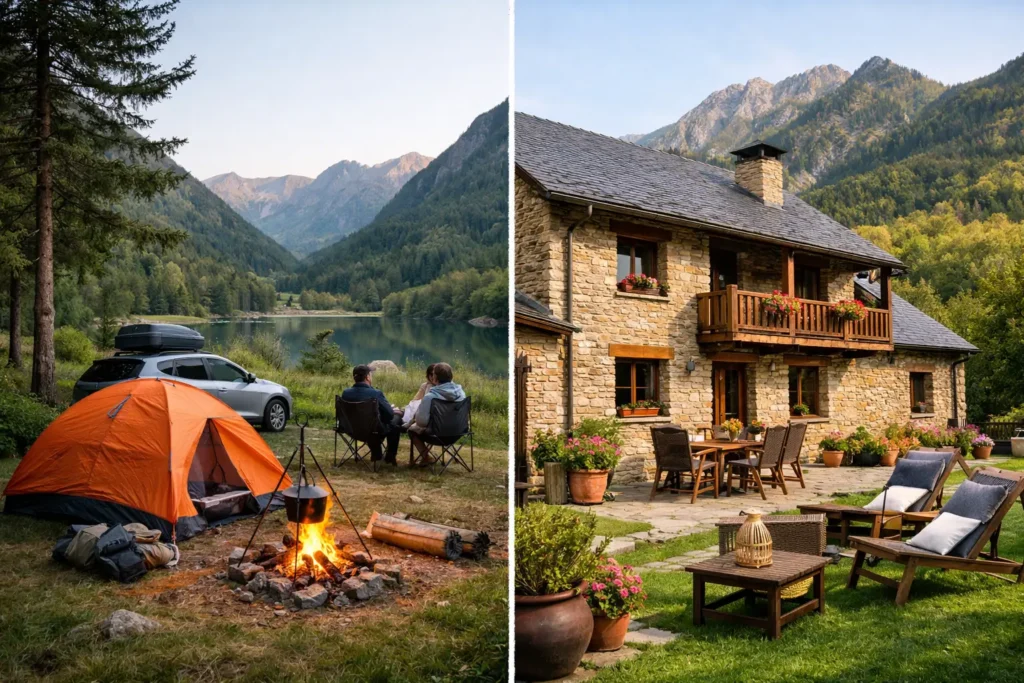 Camping o casa rural: qué elegir en Espot