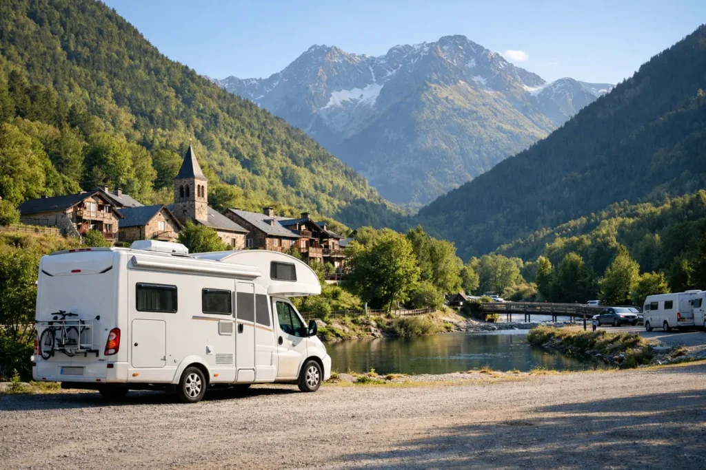 Dónde aparcar autocaravana en Espot sin prisas