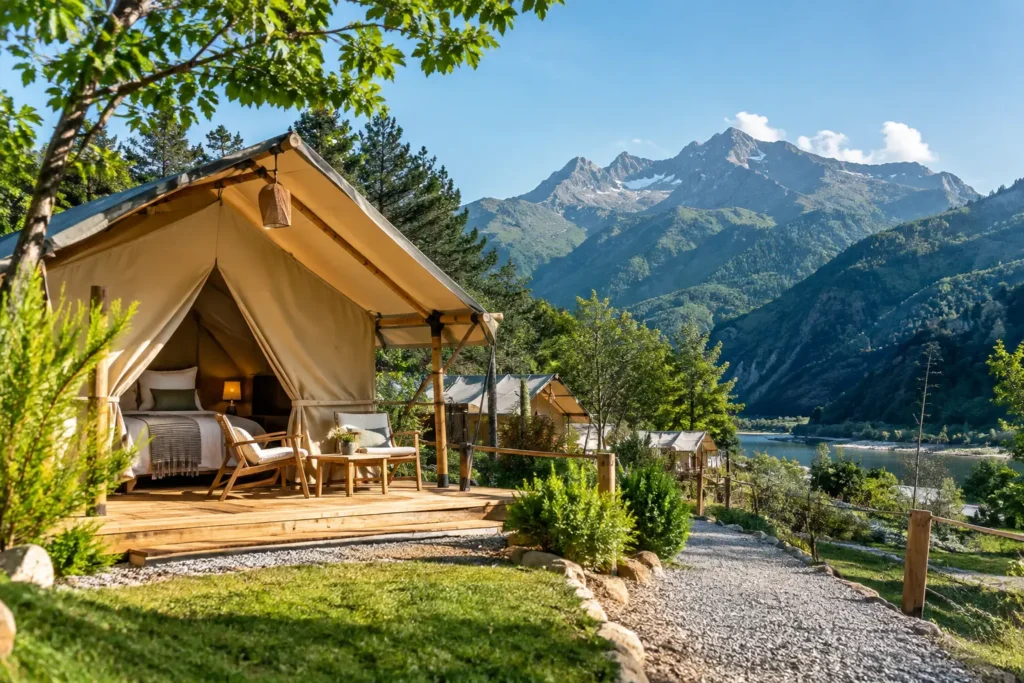 Camping íntimo resort para descansar en Espot