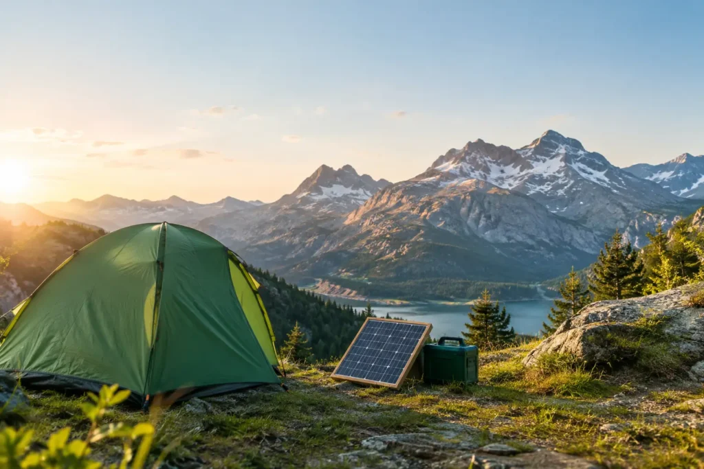 Futuro del camping sostenible en montaña
